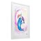 Stupell Industries Three Narwhals in Pastels Framed Print Under Glass, design by Marc Allante